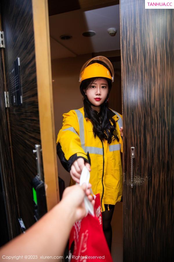 王格 王婉悠 [XiuRen]高清写真图 2023.07.18 No.7093 王婉悠Queen 情趣黑丝第19张图片